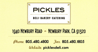 Pickles Deli, Bakery, Catering